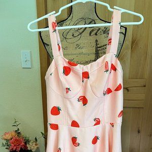 Pink Strawberry Dress